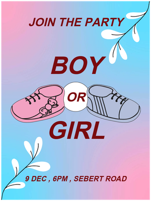 Custom Outdoor Yard Signs Multiple Sizes Join the Party Boy or Girl