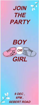 Custom Outdoor Yard Signs Multiple Sizes Join the Party Boy or Girl