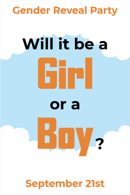 Custom Outdoor Yard Signs Multiple Sizes Will It Be a Girl or a Boy?