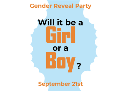 Custom Outdoor Yard Signs Multiple Sizes Will It Be a Girl or a Boy?