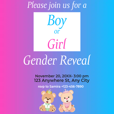 Custom Outdoor Yard Signs Multiple Sizes Please Join Us for a Boy or Girl