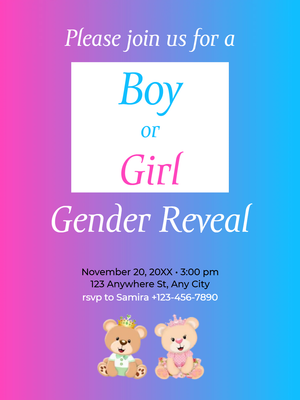 Custom Outdoor Yard Signs Multiple Sizes Please Join Us for a Boy or Girl