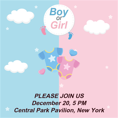 Custom Outdoor Yard Signs Multiple Sizes Pop Girl or Boy ?