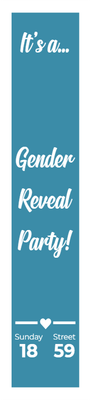 Custom Outdoor Yard Signs Multiple Sizes Gender Reveal Party!
