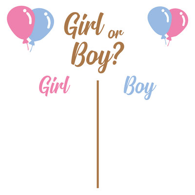 Custom Outdoor Yard Signs Multiple Sizes Gender Reveal Girl or Boy?