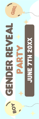 Custom Outdoor Yard Signs Multiple Sizes Gender Reveal Party Βoy Girl