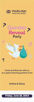 Custom Outdoor Yard Signs Multiple Sizes Gender Reveal Party