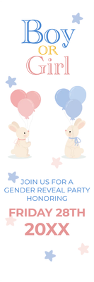 Custom Outdoor Yard Signs Multiple Sizes Join us for a Gender Reveal Party