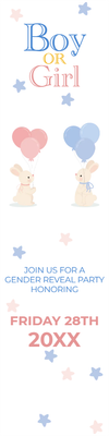 Custom Outdoor Yard Signs Multiple Sizes Join us for a Gender Reveal Party