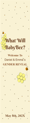 Custom Outdoor Yard Signs Multiple Sizes What Will Baby Bee?