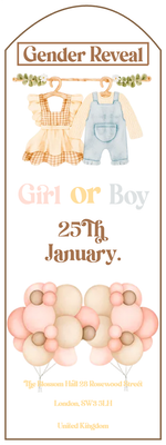 Custom Outdoor Yard Signs Multiple Sizes Gender Reveal Girl or Boy? 2
