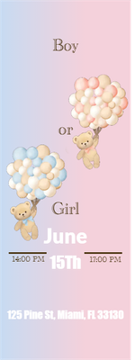 Custom Outdoor Yard Signs Multiple Sizes Bor or Girl 3