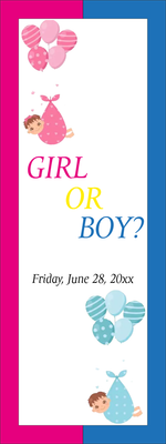 Custom Outdoor Yard Signs Multiple Sizes Girl or Boy? 2
