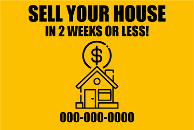 Custom Outdoor Yard Signs Multiple Sizes Your House