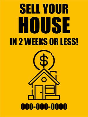 Custom Outdoor Yard Signs Multiple Sizes Your House