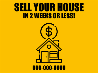 Custom Outdoor Yard Signs Multiple Sizes Your House