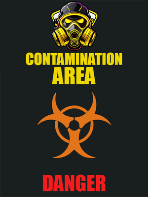 Custom Outdoor Yard Signs Multiple Sizes Contamination Area