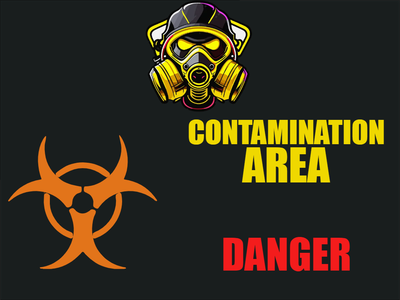 Custom Outdoor Yard Signs Multiple Sizes Contamination Area