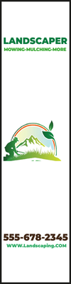 Custom Outdoor Yard Signs Multiple Sizes Landscaper