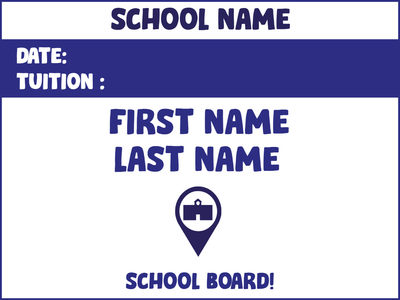 Custom Outdoor Yard Signs Multiple Sizes Back to School