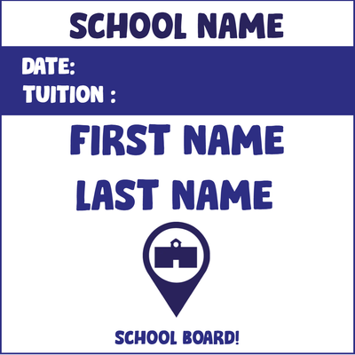 Custom Outdoor Yard Signs Multiple Sizes Back to School