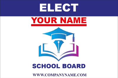 Custom Outdoor Yard Signs Multiple Sizes Elect