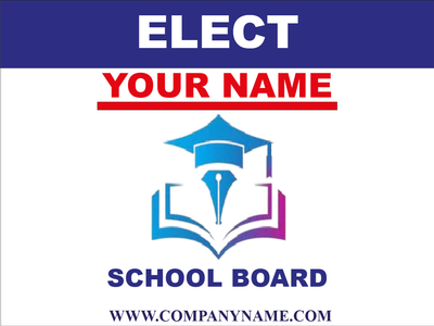Custom Outdoor Yard Signs Multiple Sizes Elect