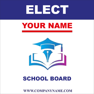 Custom Outdoor Yard Signs Multiple Sizes Elect