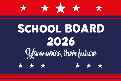 Custom Outdoor Yard Signs Multiple Sizes School Board