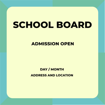 Custom Outdoor Yard Signs Multiple Sizes Admission Opens