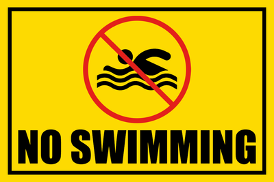 Custom Outdoor Safety Signs Multiple Sizes No Swimming