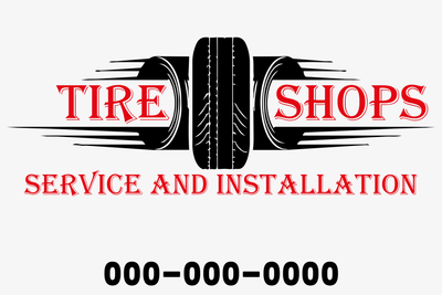 Custom Outdoor Yard Signs Multiple Sizes Tire Shops