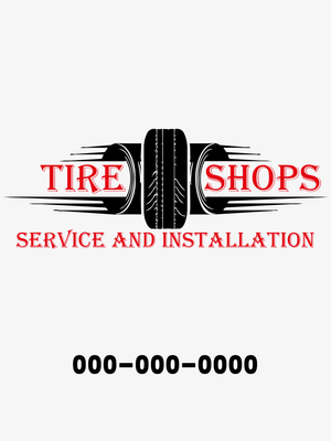 Custom Outdoor Yard Signs Multiple Sizes Tire Shops