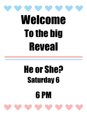 Custom Outdoor Yard Signs Multiple Sizes Welcome to the Big Reveal