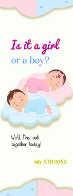 Custom Outdoor Yard Signs Multiple Sizes Gender Reveal Find Out Together