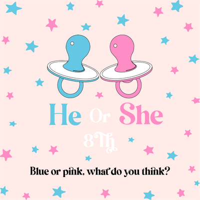 Custom Outdoor Yard Signs Multiple Sizes Blue or Pink?