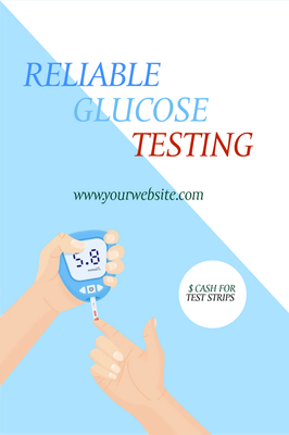 Custom Outdoor Yard Signs Multiple Sizes Glucose Testing
