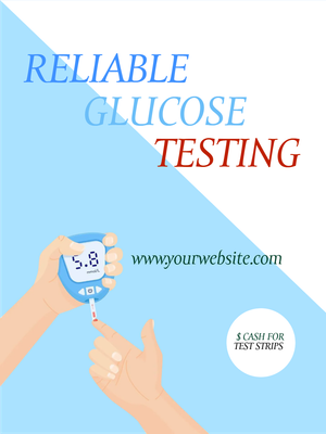 Custom Outdoor Yard Signs Multiple Sizes Glucose Testing
