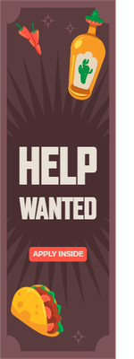 Custom Outdoor Yard Signs Multiple Sizes Help Wanted